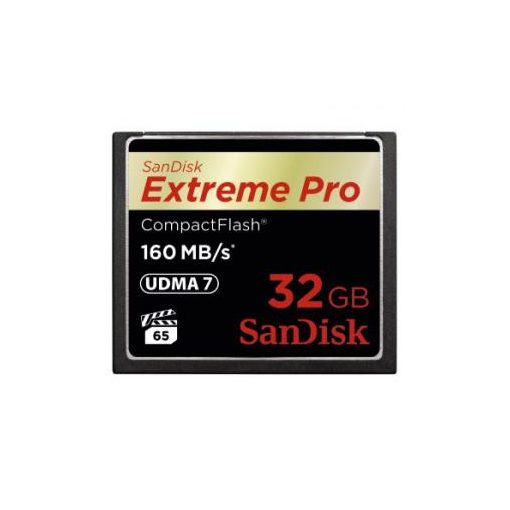 SanDisk Extreme Pro CompactFlash™ 32GB (160 MB/s  sebesség)