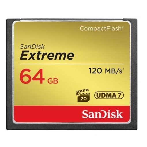 SanDisk Extreme CompactFlash™ 64GB memóriakártya