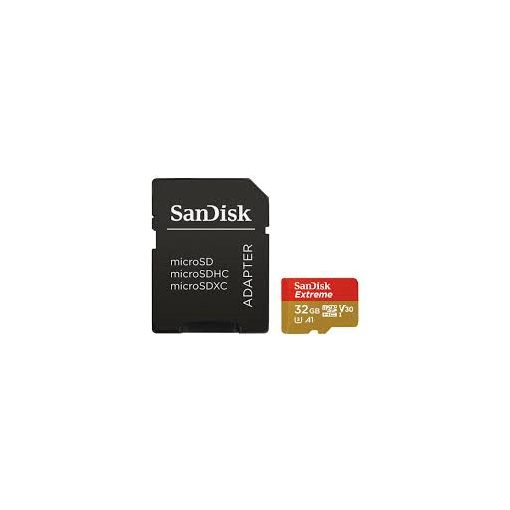 SANDISK MICROSD EXTREME KÁRTYA 128GB, 160MB/s, A2 C10 V30 UHS-I U3