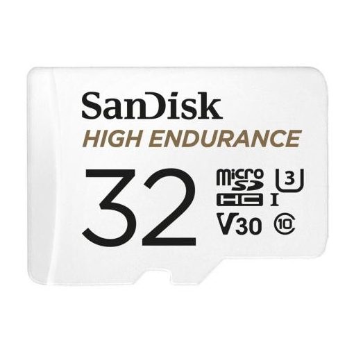 SANDISK MICRO SDHC KÁRTYA HIGH ENDURANCE 32GB,100 MB/S,C10,U3,V30