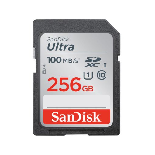 SanDisk SDXC™ Ultra™  256GB memóriakártya (100 MB/s seb.) UHS-1, class 10