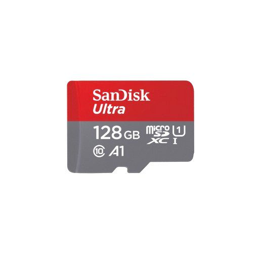 SANDISK MICROSD ULTRA ANDROID KÁRTYA 128GB, 140MB/s,  A1, Class 10, UHS-I