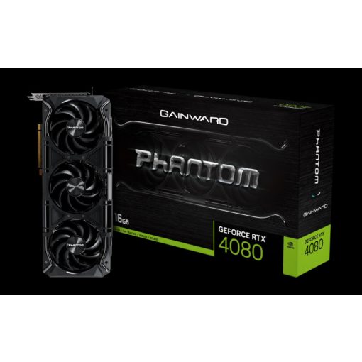 Gainward GeForce RTX 4080 Phantom 16GB GDDR6X videokártya