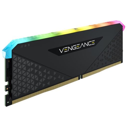 CORSAIR DDR4 16GB (1x16GB) 3200MHz Vengeance RS RGB RAM, fekete