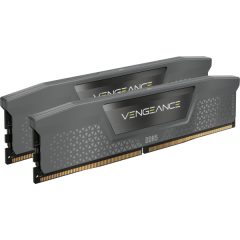   CORSAIR DDR5 5200MHz 64GB (2x32GB) AMD EXPO VENGEANCE RAM, szürke