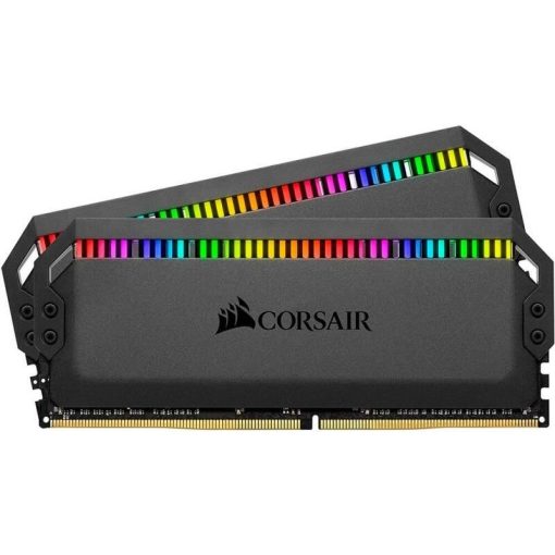 CORSAIR DDR4 64GB (2x32GB) 3200MHz Dominator Platinum RGB RAM, fekete
