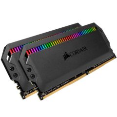   CORSAIR DDR4 64GB (2x32GB) 3600MHz Dominator Platinum RGB RAM, fekete