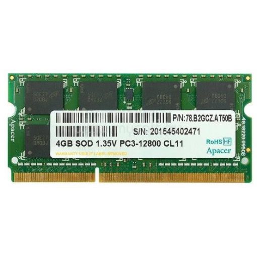 Apacer 4GB DDR3 DIMM 1600Mhz CL11 Desktop memória