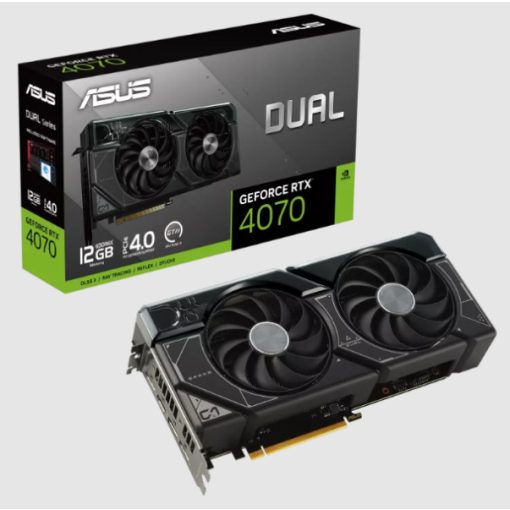 ASUS GeForce RTX 4070 12GB GDDR6X - DUAL-RTX4070-12G videokártya