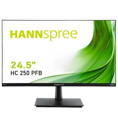   HannSpree HC250PFB 24.5" Slim Design 1920 x 1080 Full HD 60 Hz 3ms + HDMI cable