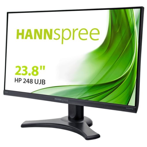 Hannspree HP248UJB FULLHD ADS-IPS monitor beépített hangszóró HDMI/DP/VGA