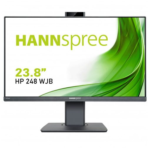 Hannpsree HP248WJB FullHD monitor beépített hangszóró webcam HDMI/VGA/DP