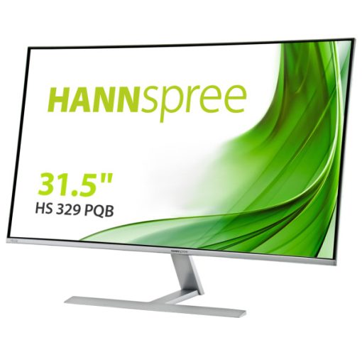 HannSpree HS329PQB 32" TitaniumGray monitor 2560x1440 QHD 60Hz 4 ms +HDMI cable