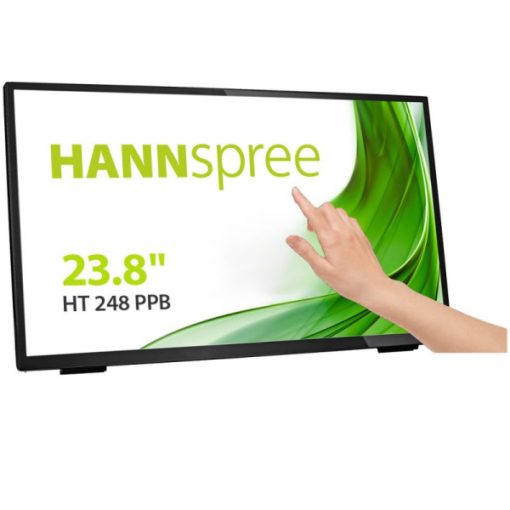 HannSpree HT248PPB touch monitor 23.8" 1920×1080 Full HD 60Hz 8ms + HMDI cable &