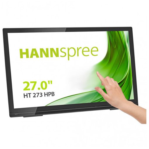 HannSpree HT273HPB touch monitor FullHD Built-In Stereo Speakers HDMI/VGA