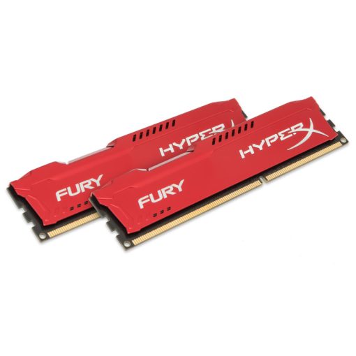 Kingston 8GB/1600MHz DDR-3 (Kit 2db 4GB) HyperX FURY piros (HX316C10FRK2/8) memó