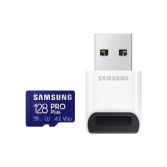   Samsung Pro Plus 128GB microSD (MB-MD128KB/WW) memória kártya kártyaolvasóval
