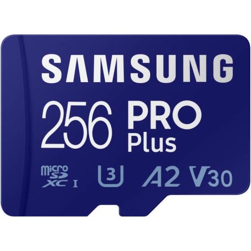 Samsung Pro Plus 256GB microSD (MB-MD256KA/EU) memória kártya adapterrel