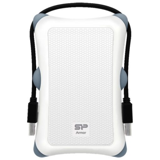 Silicon Power Külső HDD - A30, USB 3.0, 1TB, Ütésálló, White