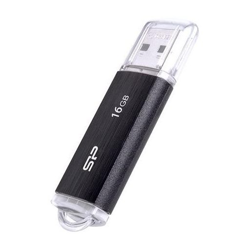 Silicon Power Ultima - U02 16GB USB 2.0 Pendrive Fekete USB 2.0 (SP016GBUF2U02V1