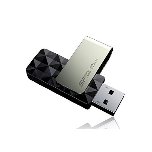Silicon Power Blaze - B30 32GB USB 3.2 Pendrive Fekete (SP016GBUF3B30V1K)