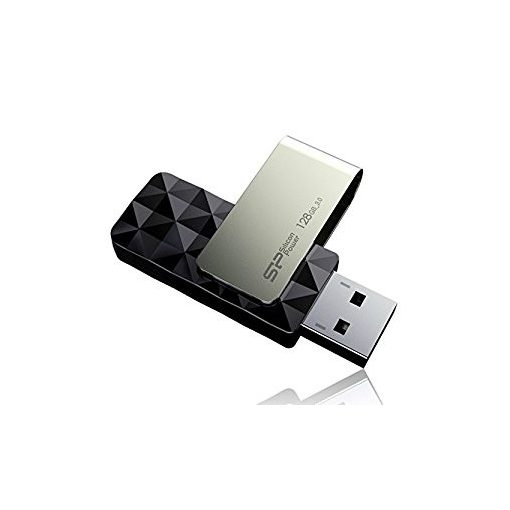 Silicon Power Blaze - B30 128GB USB 3.2 Pendrive Fekete (SP128GBUF3B30V1K)