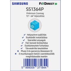 Samsung 13"- 64" Telepítési prémiumcsomag