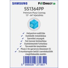   Samsung 13"- 64" Telepítési Prémium Plusz csomag