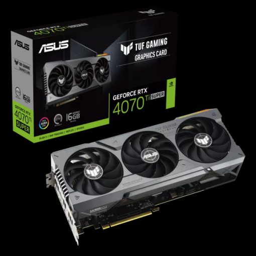 ASUS GeForce RTX 4070 Ti SUPER 16GB GDDR6X - TUF-RTX4070TIS-16G-GAMING videokárt