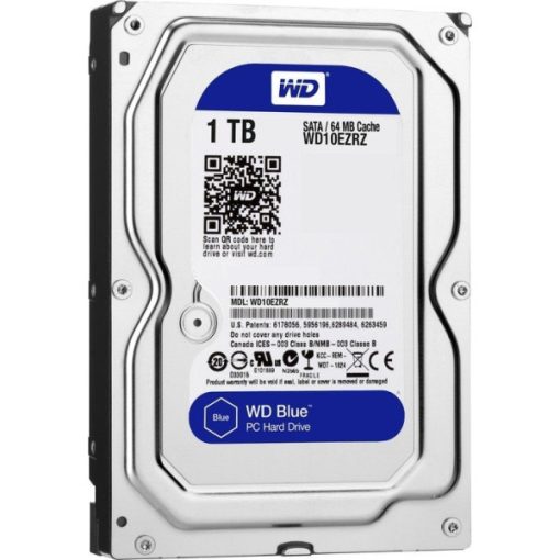 Western Digital HDD 1TB Blue 3,5" SATA3 5400rpm 64MB - WD10EZRZ