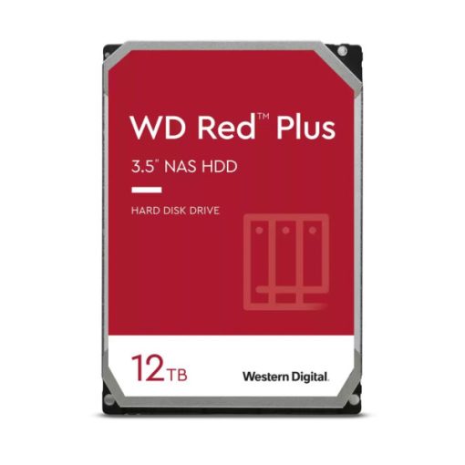 Western Digital HDD 12TB Red Plus 3,5" SATA3 5400rpm 256MB - WD120EFBX