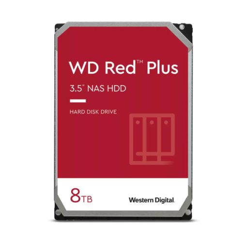 Western Digital HDD 8TB Red Plus 3,5" SATA3 5400rpm 128MB - WD80EFZZ